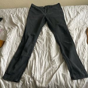 Washed off black Holister jeans size 7R